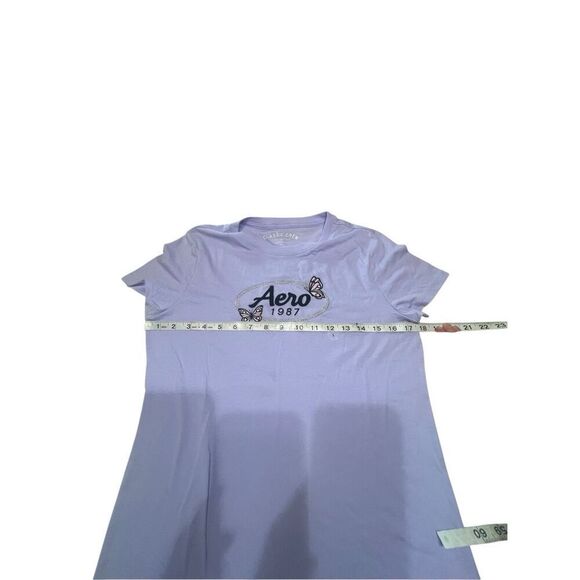 Aeropostale Womans Lilac Tee Shirt Sz L NWT - Picture 5 of 6